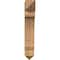 Ekena Millwork Legacy Arts & Crafts Smooth Bracket, Western Red Cedar, 5 1/2"W x 22"D x 34"H BKT06X22X34LEC03SWR - alternate 2